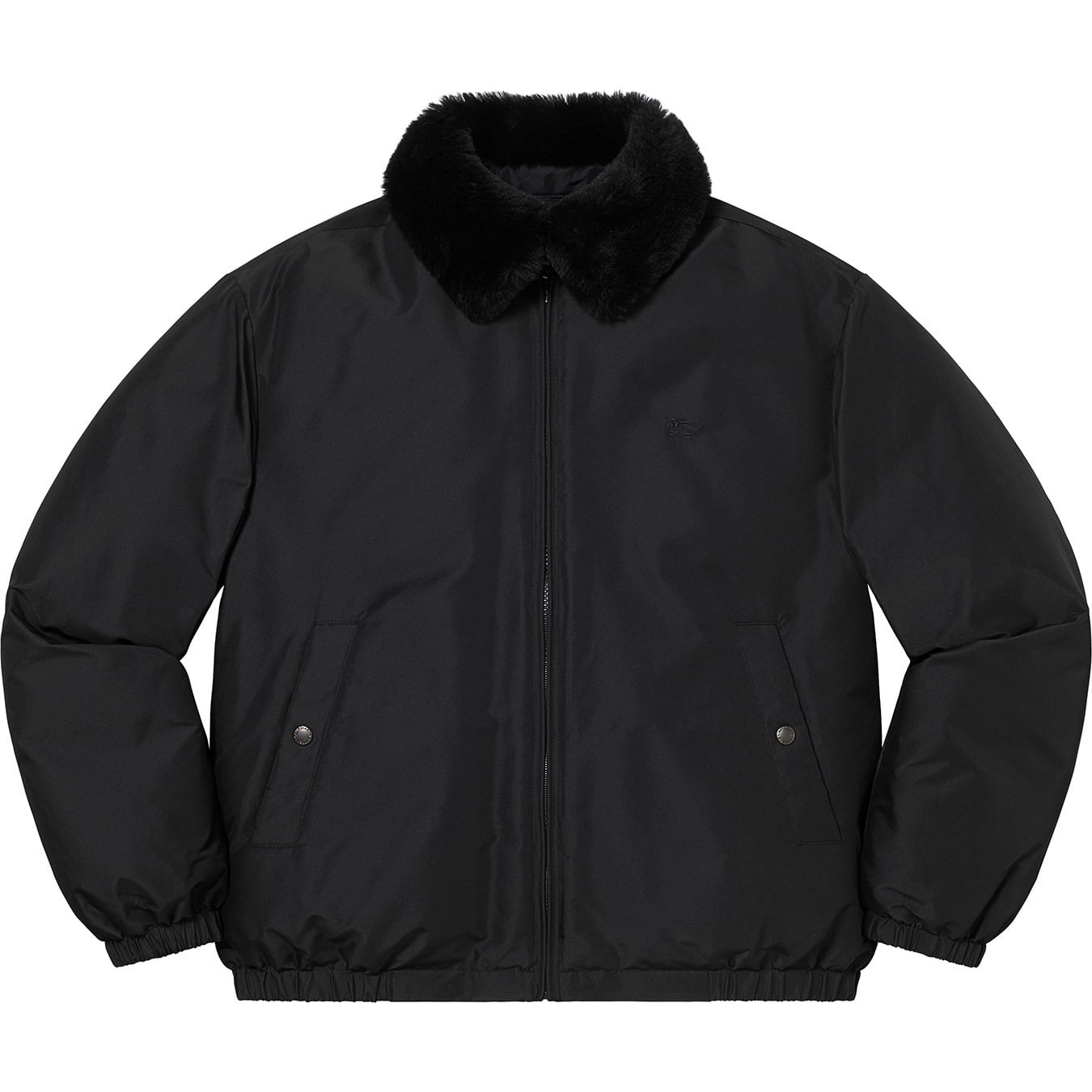 Supreme®/Burberry®Shearling Collar Down Puffer Jacket view 9